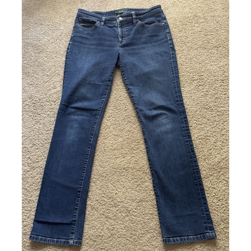 LRL Ralph Lauren Jeans Co Women's Size 6 Blue Mid Rise Modern Bootcut